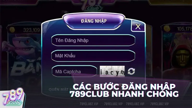 Các bước đăng nhập 789club nhanh chóng, an toàn tuyệt đối