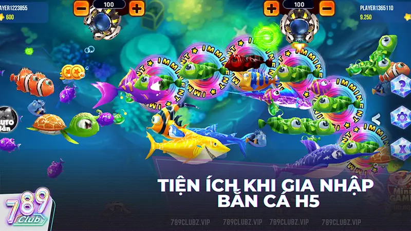 Tại sao nên tham gia game bắn cá H5