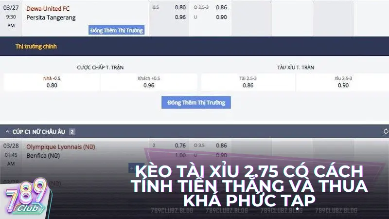 cach tinh thang thua keo tai xiu 2.75 - Kèo tài xỉu 2.75 - Thủ thuật bắt kèo xanh chín nhất 2024