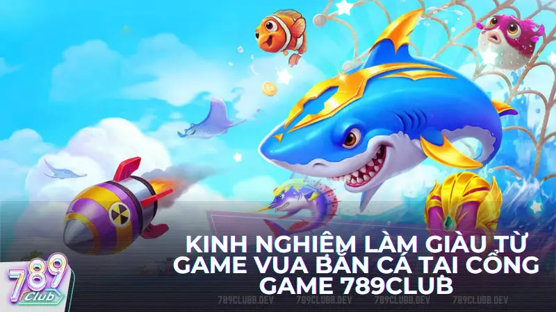 Kinh nghiệm làm giàu từ game Vua Bắn Cá tại cổng game 789club