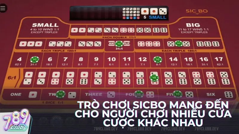 Luật chơi sicbo cơ bản nhất hiện nay